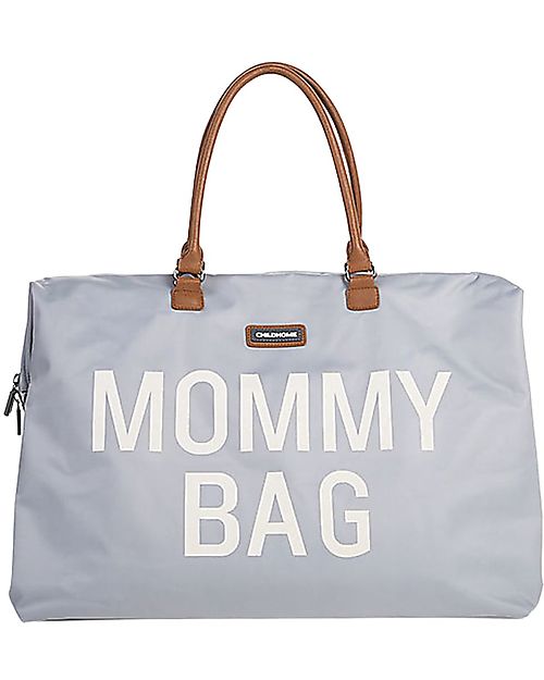 Childhome Mommy Bag Borsa Fasciatoio - 55 x 30 x 40 cm - Grigio - Include materassino per il cambio! Borse Cambio