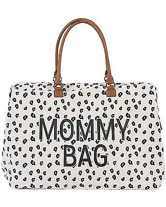 Childhome Mommy Bag Borsa Fasciatoio - 55 x 30 x 40 cm - Leopardato - Include materassino per il cambio! Borse Cambio e Accessori