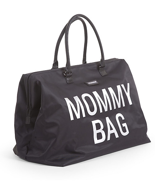 Childhome Mommy Bag, Borsa Fasciatoio 55 x 30 x 40 cm, Nero - Include  materassino per il cambio! donna