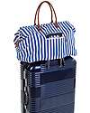 Childhome Mommy Bag Borsa Fasciatoio 55 x 30 x 40 cm - Righe - Blu Elettico/Azzurro - Include Materassino per il Cambio! Borse Cambio