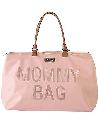 Childhome Mommy Bag Borsa Fasciatoio - 55 x 30 x 40 cm - Rosa - Include materassino per il cambio! Borse Cambio e Accessori