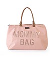 Childhome Mommy Bag Borsa Fasciatoio - 55 x 30 x 40 cm - Rosa - Include materassino per il cambio! Borse Cambio