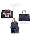 Childhome Mommy Bag, Borsa Fasciatoio 55x30x40 cm, Blu - Include materassino per il cambio! Borse Cambio