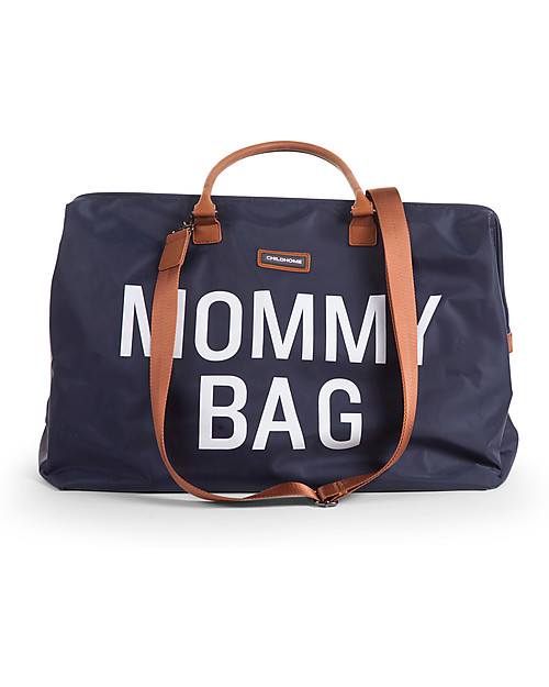 Childhome Mommy Bag, Borsa Fasciatoio 55x30x40 cm, Blu - Include materassino per il cambio! Borse Cambio