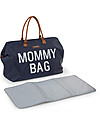 Childhome Mommy Bag, Borsa Fasciatoio 55x30x40 cm, Blu - Include materassino per il cambio! Borse Cambio