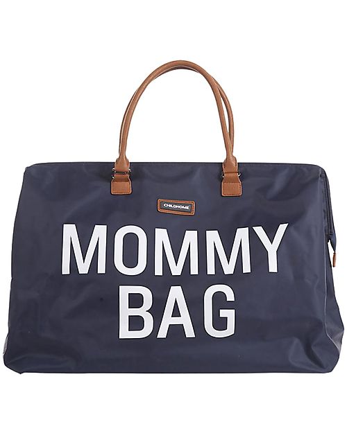 Childhome Mommy Bag, Borsa Fasciatoio 55x30x40 cm, Blu - Include materassino per il cambio! Borse Cambio