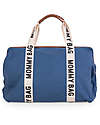 Childhome Mommy Bag - Indigo - Collezione Signature - 55x30x40 cm - Include Materassino per il Cambio! Borse Cambio