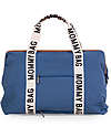 Childhome Mommy Bag - Indigo - Collezione Signature - 55x30x40 cm - Include Materassino per il Cambio! Borse Cambio