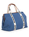 Childhome Mommy Bag - Indigo - Collezione Signature - 55x30x40 cm - Include Materassino per il Cambio! Borse Cambio