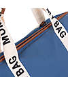 Childhome Mommy Bag - Indigo - Collezione Signature - 55x30x40 cm - Include Materassino per il Cambio! Borse Cambio