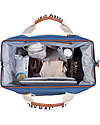 Childhome Mommy Bag - Indigo - Collezione Signature - 55x30x40 cm - Include Materassino per il Cambio! Borse Cambio