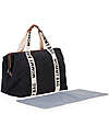 Childhome Mommy Bag - Nero - Collezione Signature - 55x30x40 cm - Include Materassino per il Cambio! Borse Cambio