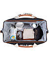 Childhome Mommy Bag - Nero - Collezione Signature - 55x30x40 cm - Include Materassino per il Cambio! Borse Cambio