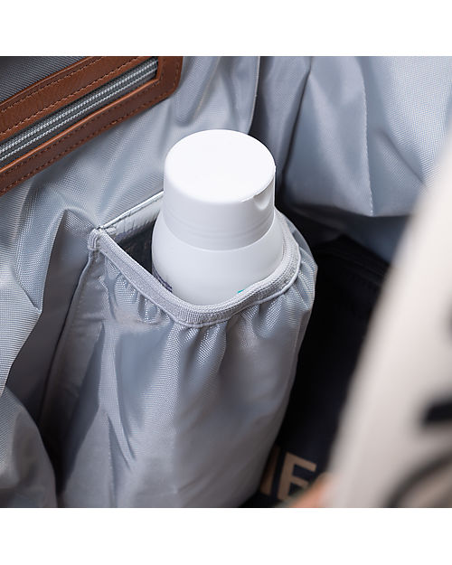 Childhome Mommy Bag - Nero - Collezione Signature - 55x30x40 cm - Include Materassino per il Cambio! Borse Cambio