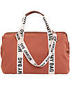 Childhome Mommy Bag - Terracotta - Collezione Signature - 55x30x40 cm - Include Materassino per il Cambio! Borse Cambio