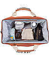 Childhome Mommy Bag - Terracotta - Collezione Signature - 55x30x40 cm - Include Materassino per il Cambio! Borse Cambio