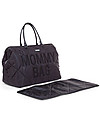 Childhome Mommy Bag Trapuntata Borsa Fasciatoio - 55 x 30 x 40 cm - Nero - Include Materassino per il Cambio! Borse Cambio