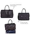 Childhome Mommy Bag Trapuntata Borsa Fasciatoio - 55 x 30 x 40 cm - Nero - Include Materassino per il Cambio! Borse Cambio