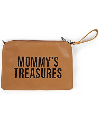 Childhome Mommy Treasures Pochette Donna - 34x21 cm - Effetto Pelle Trousse & Pochette