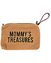 Childhome Mommy Treasures Pochette Donna - 34x21 cm - Teddy Beige Trousse e Pochette