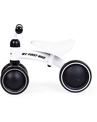 Childhome My First Bike Balance Tricycle - White - Metal Frame Tricycles