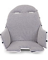 Childhome OUTLET - Cuscino per Seggiolone Evolutivo Evolu 2 Chair, Righe Bianco/Blu - 100% Jersey di Cotone Accessori per Seggioloni