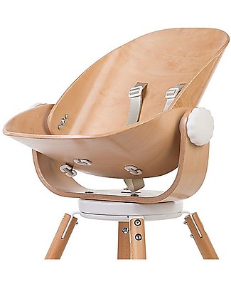 Childhome OUTLET Seduta Evolu Newborn, Naturale/Bianco - Per Seggioloni Evolu ed Evolu ONE.80° - Pezzo di Showroom Seggioloni