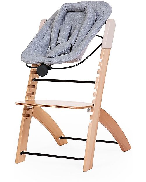 Childhome OUTLET - Seduta Newborn Nera + Cuscino Grigio - per Seggiolone Evosit e Lambda - Pezzo di Showroom Accessori per Seggioloni
