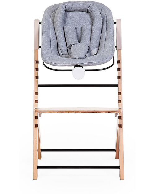 Childhome OUTLET - Seduta Newborn Nera + Cuscino Grigio - per Seggiolone Evosit e Lambda - Pezzo di Showroom Accessori per Seggioloni