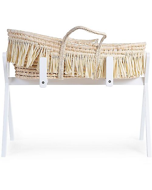 Childhome OUTLET - Supporto per Cesta Portabebè Moses + Palestrina di Attività - Bianco - Pezzo di Showroom Culle e Ceste