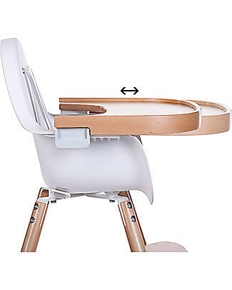 Childhome OUTLET - Vassoio Pappa per Seggiolone Evolutivo Evolu 2 e ONE.80° - Legno Naturale Accessori per Seggioloni