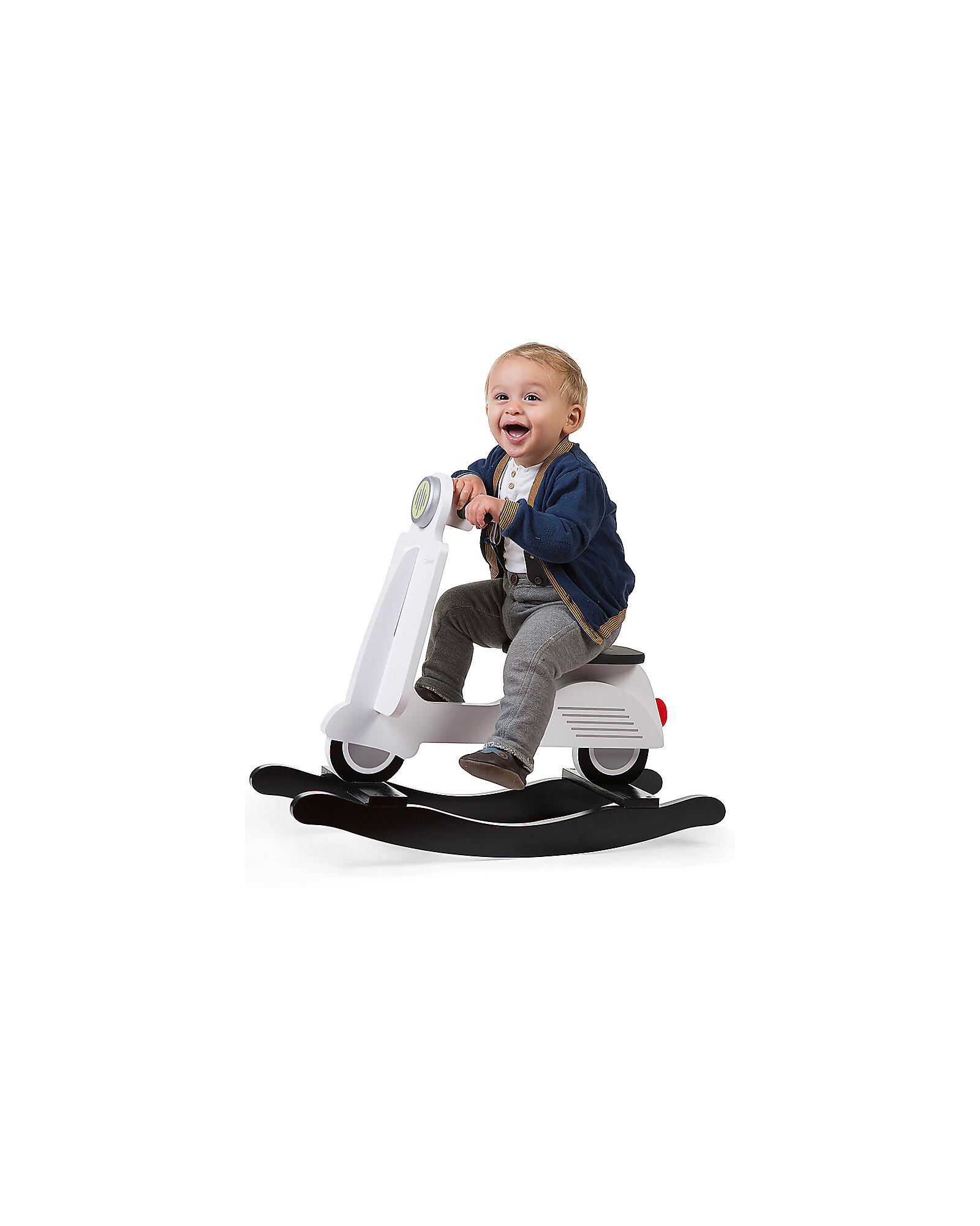 Childhome Vespa Scooter a Dondolo - Panna - Dai 12 mesi! unisex (bambini)