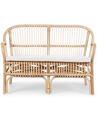 Childhome Panca in Rattan Montana Kid + Cuscino Sedie