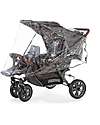 Childhome Parapioggia per Passeggino Trigemellare - 110 x 70 x 80 cm Parapioggia
