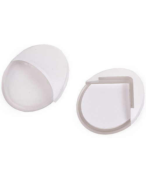 Childhome Paraspigoli Bianchi - Set da 4 Accessori Sicurezza