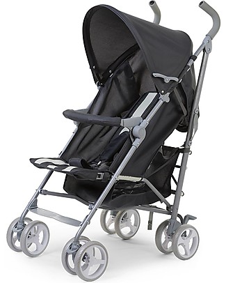 Childhome Passeggino 5 Pos a Righe Grigie e Bianche - Parapioggia incluso! Passeggini
