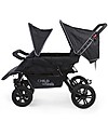 Childhome Passeggino a 4 Posti Two By Two - Modello Base Leggero Passeggini Gemellari
