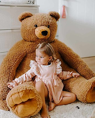Childhome Peluche di Orso Seduto Gigante - Alto ben 100 cm! Decorazioni