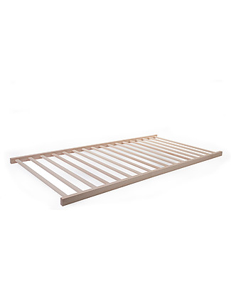 Childhome Rete a Doghe per Lettino, Legno di Faggio Massello - 140x70 cm Letti Montessori