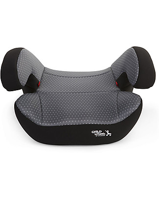 Childhome Rialzo per Auto Gruppo 2+3 - Grigio Antracite Seggiolini Auto Bimbi Grandi