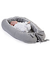 Childhome Riduttore Baby Nest - Grigio - Rivestito in cotone Riduttori Lettino