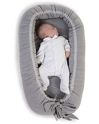 Childhome Riduttore Baby Nest - Grigio - Rivestito in cotone Riduttori_