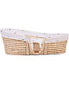 Childhome Rivestimento per Cesta Portabèbè Moses - 100% cotone - Cuori Culle e Ceste