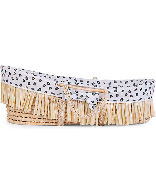 Childhome Rivestimento per Cesta Portabèbè Moses - 100% Cotone - Leopardo Culle e Ceste