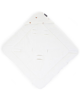 Childhome Sacco Nanna Universale Cuori - 75x75 cm - Cotone Sacchi Passeggino