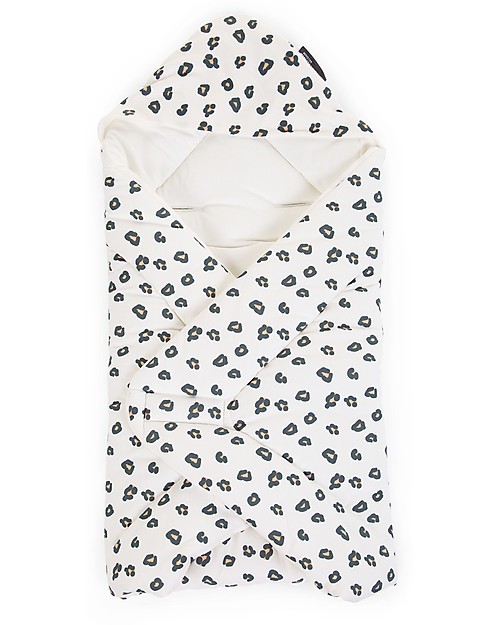 Childhome Sacco Nanna Universale Invernale Leopard - 75x75 cm - Ideale per Sdraietta Sacchi Nanna