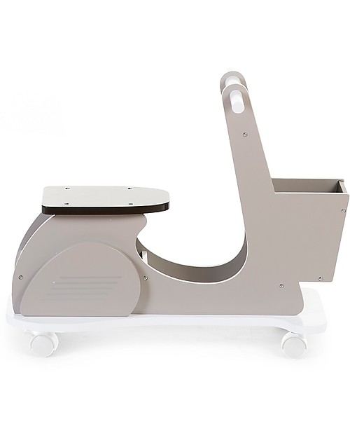 Childhome Scooter Cavalcabile con Ruote a 360° -  Grigio Cavalcabili
