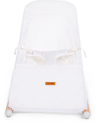 Childhome Sdraietta Evolux - Tessile in Rete - Bianco Naturale Sdraiette_FAKE