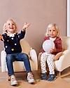 Childhome Sedia a Dondolo Bianca in Tessuto Teddy - per Bambini Sedie a Dondolo