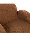 Childhome Sedia a Dondolo Marrone in Tessuto Teddy - per Bambini Sedie a Dondolo